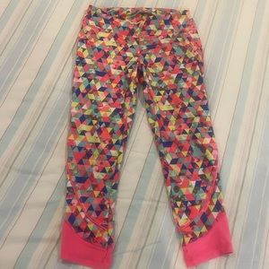 Fun and colorful workout capris!